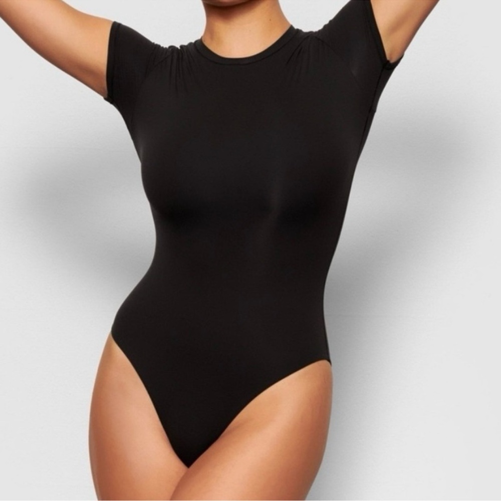 NWT skims black thong bodysuit